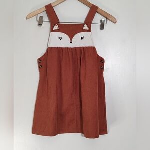 Adorable Fox Pinafore Dress